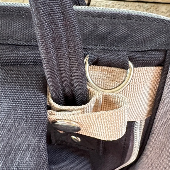 Hafmall black and grey cloth backpack diaper bag - Picture 11 of 15